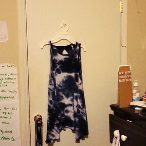 BLUE TIE DYE DRESS